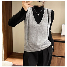 批发抖音天猫品质女士秋冬<b class='q'>毛衣</b>坎肩冬季外穿叠穿2025<b class='q'>新款</b>爆款网红慵懒