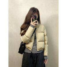 批发短款棉服女装冬季2025年新款时尚保暖高级感小个子立领面包服女
