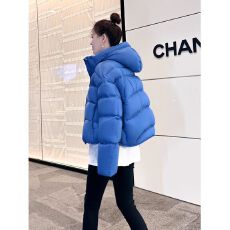 批发加厚棉服女装短款2025年<b class='q'>冬</b>季新款百搭连帽宽松云朵泡芙面包服外套