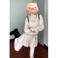 批发法式粉色长袖立领风衣连衣裙子女2025秋季新款韩系高级感<b class='q'>百褶</b><b class='q'>短裙</b>