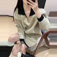 批发韩系气质针织套装女2025秋冬宽松毛衣百搭上衣短款半身裙两件套