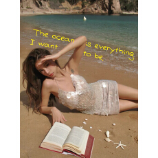 批发MIN PURA  贝母缀饰网纱吊带 亮片贝母包臀低腰迷你半裙