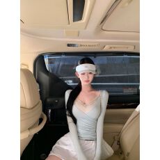 批发纯欲担当真两件蕾丝褶皱<b class='q'>背心</b>长袖上衣两件套