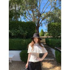 批发古堡恋人'纯棉手工压褶斗篷式轻薄透气<b class='q'>衬衫</b>女