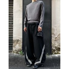 批发【纯棉复合腰饰可拆】拼接条纹腰搭叠穿女<b class='q'>美式</b>显瘦阔腿弯刀<b class='q'>休闲</b>裤