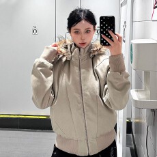 批发美式连帽大毛领座山雕棉服男女款宽松加厚保暖棉衣潮牌高级感外套