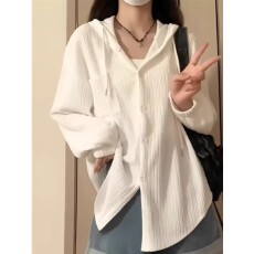 批发白色防晒衣女款2026新款<b class='q'>夏</b>季防紫外线薄款外套百搭宽松开衫防晒服