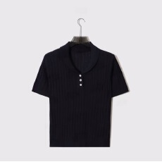 批发实价大码翻领气质老钱休闲针织上衣<b class='q'>春</b>夏新款显瘦百搭针织衫