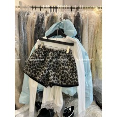 批发己出货 东大门秋冬条纹加厚短<b class='q'>裤</b>休闲a字阔腿<b class='q'>裤</b>