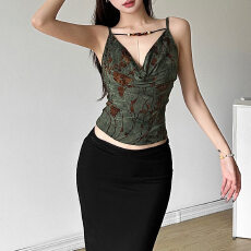 批发欧美式风WISH春夏季新款女装<b class='q'>街头</b>时尚性感吊带小背心