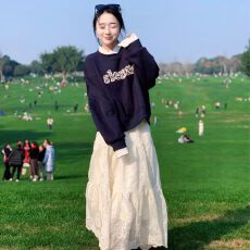 批发白色蕾丝蓬蓬半身裙女秋冬加绒新款高腰a字大摆伞裙中长款蛋糕裙