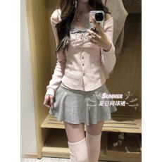 批发防走光灰色网球运动<b class='q'>短裙</b>女春夏季2026新款显瘦小个子百褶<b class='q'>半身裙</b>子