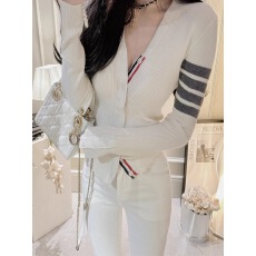 批发早秋季穿搭针织衫女新款毛衣开衫外套薄款修身小个子<b class='q'>短款</b>上衣