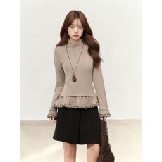 批发新款辣妹长袖<b class='q'>t</b><b class='q'>恤</b>女百搭修身显瘦德绒保暖内搭打底衫上衣