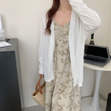 批发高级感防晒<b class='q'>薄款</b>针织开衫女2026年新款夏季温柔宽松空调衫上衣ins