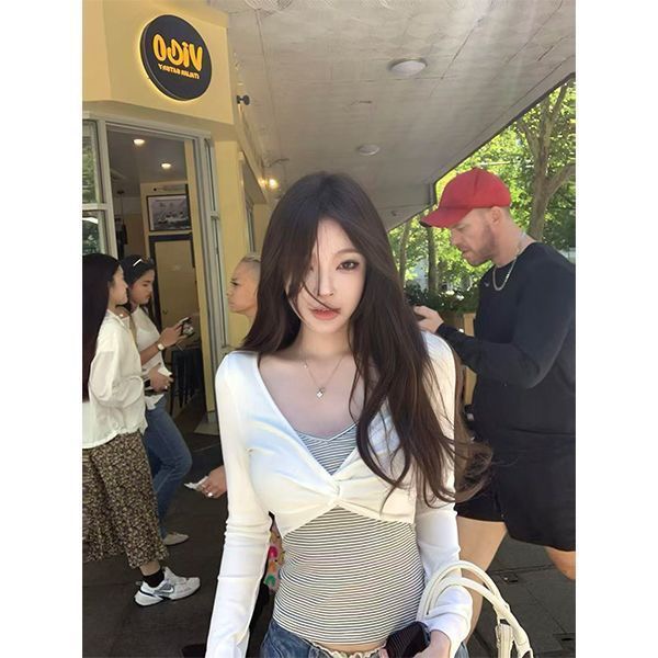 BY34542# 纯欲辣妹扭结...
