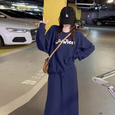 批发洋气时髦休闲运动套装女装春秋高级感炸街减龄<b class='q'>潮牌</b>卫衣卫裤两件套