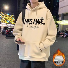 批发美式休闲连帽外套oversize卫衣男新款秋冬季<b class='q'>潮</b>牌宽松帽衫加绒加厚