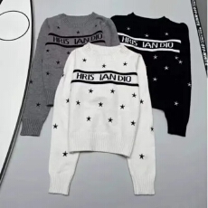 批发秋冬新款小香风短款针织衫女时髦气质小个子简约软糯毛衣上衣