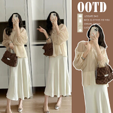 批发<b class='q'>孕妇</b><b class='q'>套装</b>夏季薄款透气时尚洋气时髦气质<b class='q'>上衣</b>+半身裙春秋三件套