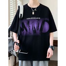 批发2025美式新款 230g精梳紧密赛络纺三本针工艺 纯棉潮牌男T恤 官图