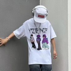 批发2025美式新款 230g精梳紧密赛络纺三本针工艺 纯棉潮牌男T恤 官图