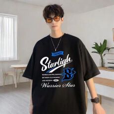 批发2025美式新款 230g精梳紧密赛络纺三本针工艺 纯棉潮牌男T恤 官图