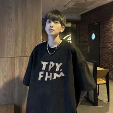 批发2025美式新款 230g精梳紧密赛络纺三本针工艺 纯棉潮牌男T恤 官图