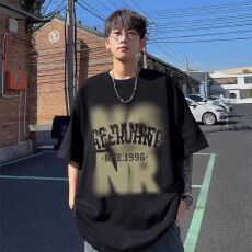 批发2025美式新款 230g精梳紧密赛络纺三本针工艺 纯棉潮牌男T恤 官图