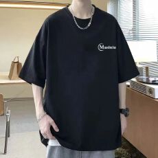 批发2025美式新款 230g精梳紧密赛络纺三本针工艺 纯棉潮牌男T恤 官图