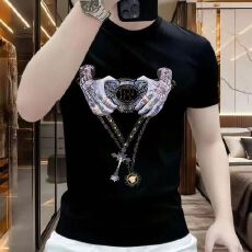 批发2025美式新款 230g精梳紧密赛络纺三本针工艺 纯棉潮牌男T恤 官图