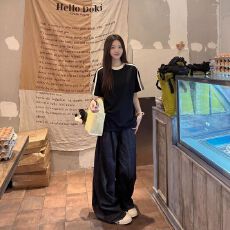 批发19支230足克100棉精梳紧密食毛纯棉 半插色全杠T恤量大可谈