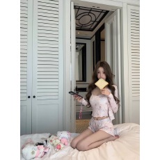 批发你的懒懒llanCutttte假日幸福线家居服<b class='q'>开衫</b>+吊带+短裤三件套