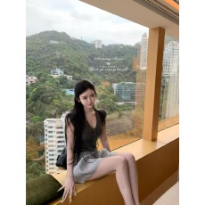 批发jill大姐姐 反复会穿的针织系列 系带<b class='q'>上衣</b>/拼色连衣裙/休闲裙裤