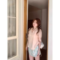 批发PtonUmi长期主义 亚麻莱赛尔上衣可防晒薄款长袖<b class='q'>衬衫</b>女夏宽松T恤