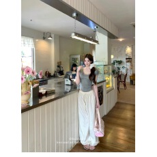 批发嗲嗲碎花裤 法式复古灯笼裤女<b class='q'>夏</b>韩系宽松慵懒休闲裤