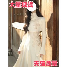 韩系温柔风超好看斗篷披肩连衣裙设计感时尚气质感收腰修身裙26春