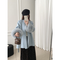 批发羊毛<b class='q'>大衣</b>女2025年新款高端不起球<b class='q'>双面</b><b class='q'>大衣</b>