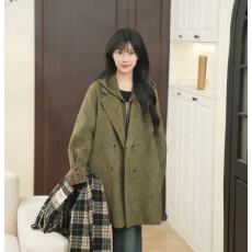 批发真羊毛!25双面羊毛大衣宽松韩系百搭时尚女装秋冬新款