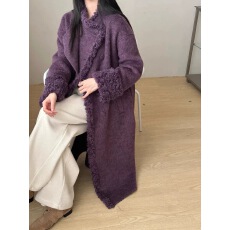 批发<b class='q'>双面</b>羊毛呢<b class='q'>大衣</b>女长款韩系呢外套秋冬系带呢子<b class='q'>大衣</b>