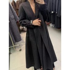 批发双面羊毛大衣女中长款2026秋冬<b class='q'>新款</b>赫本风高级感显瘦大摆毛呢外套