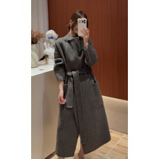 批发真羊毛！冬新款双面羊毛长款立领宽松气质慵懒氛围感女外套