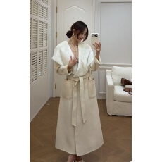 批发貂毛领<b class='q'>双面</b><b class='q'>羊绒</b><b class='q'>大衣</b>女长款高级感水貂披肩羊毛呢外套