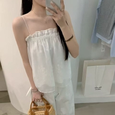 批发Rosie四季青提花刺绣一衣四穿吊带抹胸春日氛围感穿搭屁帘半裙女