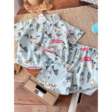 批发儿童夏装<b class='q'>男童</b>套<b class='q'>装</b>2025新款宝宝度假衣服小童男孩花<b class='q'>衬衫</b>短裤两件套