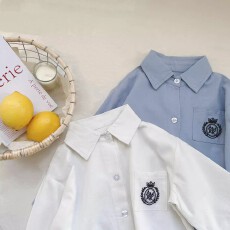批发韩版ins中小童男女童学院风衬衫日系时髦帅气幼儿园表演上衣<b class='q'>开衫</b>