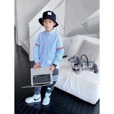 批发<b class='q'>男童</b>衬衫<b class='q'>春秋款</b>2025新款儿童衬衣小男孩宝宝<b class='q'>开衫</b>长袖上衣薄款休闲