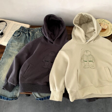 批发儿童装男童春装<b class='q'>卫衣</b>2025新款韩版男孩连帽套头衫<b class='q'>宝宝</b>春季上衣潮