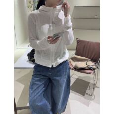 批发【广州雪花棉165克】韩系慵懒休闲风连帽防晒衣宽松外套女