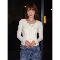 随心裁260克2*2+全针线+防伪扣吊牌韩系假两件上衣女